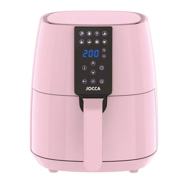 Freidora de Aire Jocca Digital Sweet Rosa 3.8L 1450W