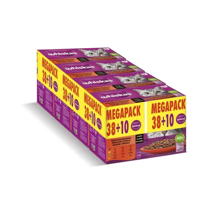 WHISKAS MEGAPACK CORE CARNES CLASICA
