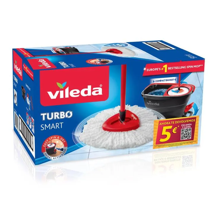 Sistema de Limpieza Vileda Turbo Smart con Cubo Escurridor