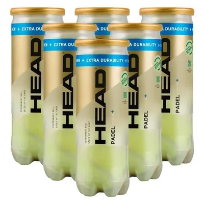 Head Pro S+ Bolas de Pádel – Bote de 3 Pelotas Oficiales