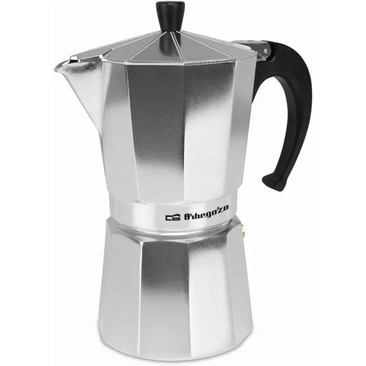 Cafetera italiana de aluminio Orbegozo 6 tazas