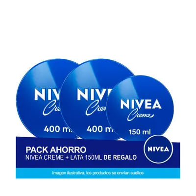 NIVEA Pack ahorro CREME crema hidratante multiusos