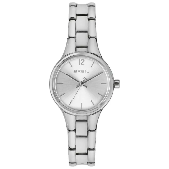 Reloj Breil Mujer Esfera Plata Reflex con Pulsera Acero Oro TW1992