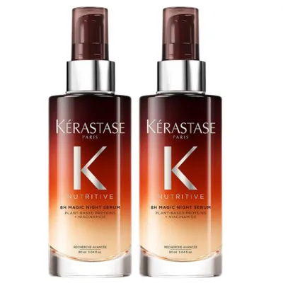 Pack x2 Kérastase Nutritive 8H Magic Night Serum 90ml