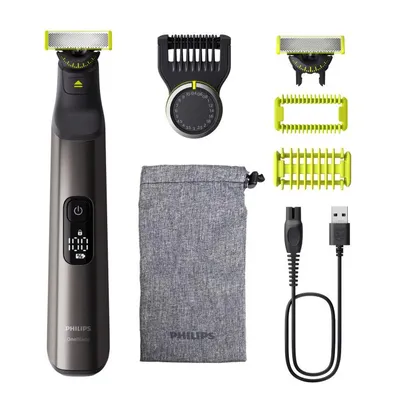 Philips OneBlade Pro Afeitadora Barba y Cuerpo con Cuchilla 360 y 20 Ajustes