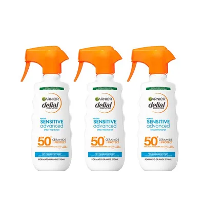 3 protectores solares en spray GARNIER IP50