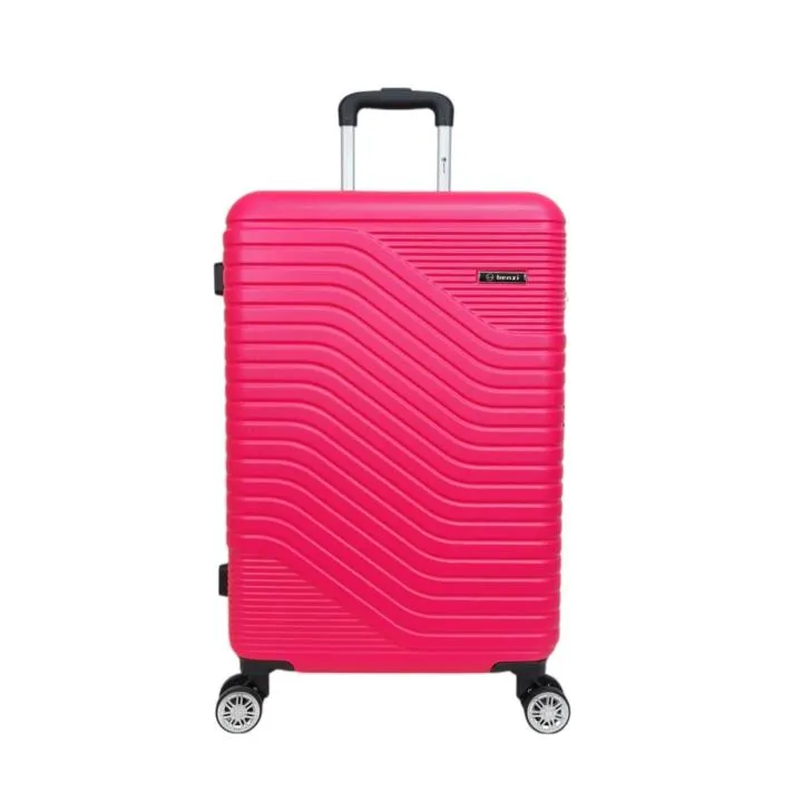 Maleta Mediana Benzi BZ5747 Rosa Chicle: Ligereza y Durabilidad para tus Viajes