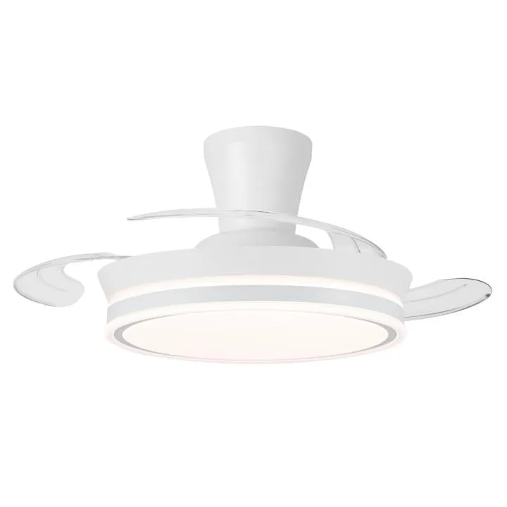 Ventilador de Techo PITIJOPO DC LED 6 Velocidades Control Remoto Temporizador 45W