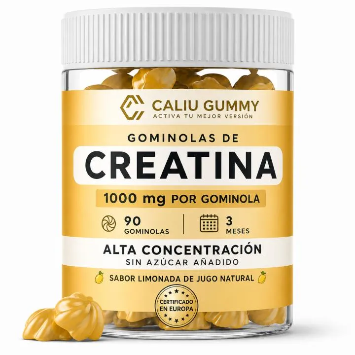 Gominolas de Creatina Monohidrato 3000mg Sabor Limón - Pack 90 Unidades