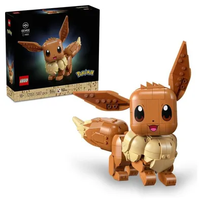 Figura decorativa 3D LEGO Pokémon Eevee