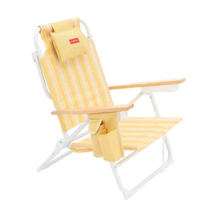 Flamingueo Silla Playa Plegable Reclinable 5 Posiciones