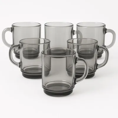 Set de 6 tazas de vidrio Duralex