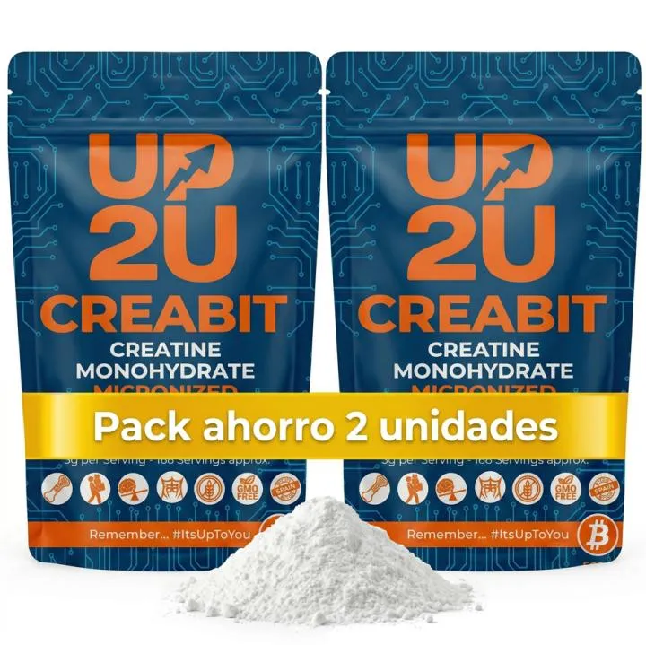 Pack 2x Creatina Monohidrato 500gr (1kg en total)