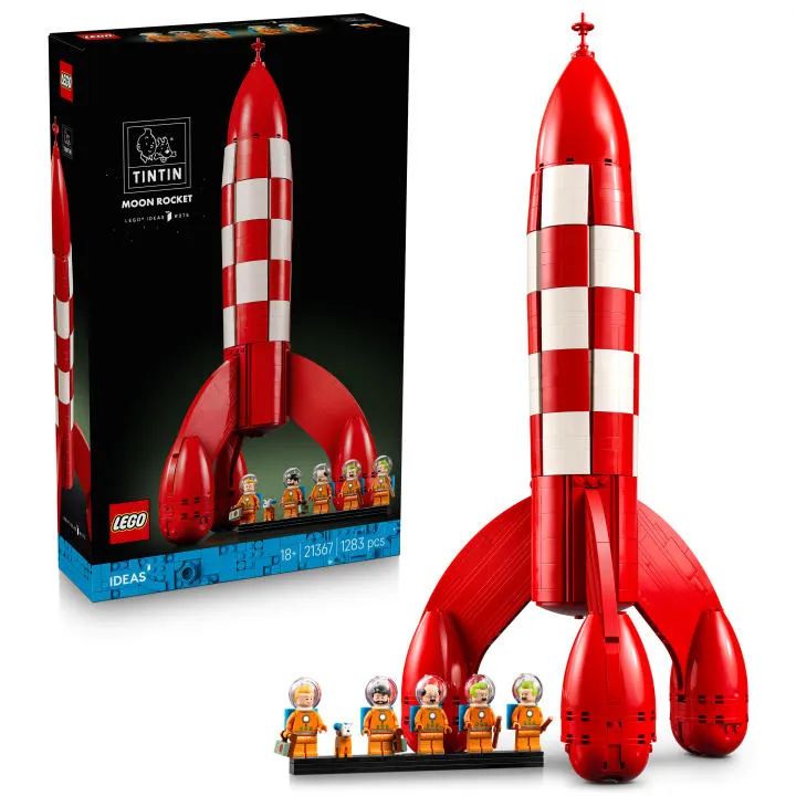LEGO Ideas Cohete Lunar de Tintin - Maqueta y 5 Minifiguras
