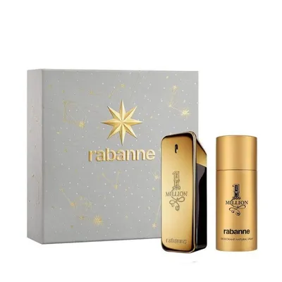 Paco Rabanne 1 Million Set Regalo Perfume Hombre Eau de Toilette 100ml + Desodorante