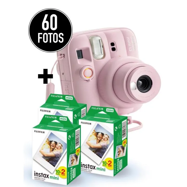 PACK Cámara Instantánea Fujifilm Instax Mini 13 + 60 Películas