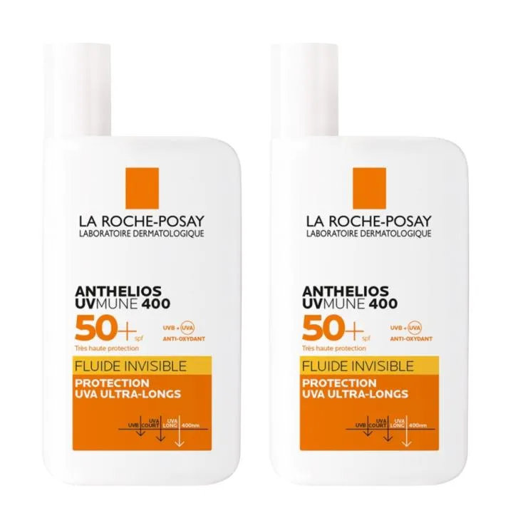 Crema solar fluida invisible La Roche-Posay Anthelios UVMune 400