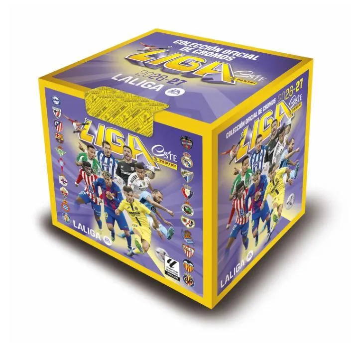 Pegatinas Panini Liga Este 2026-2027 - Caja de 50 Sobres
