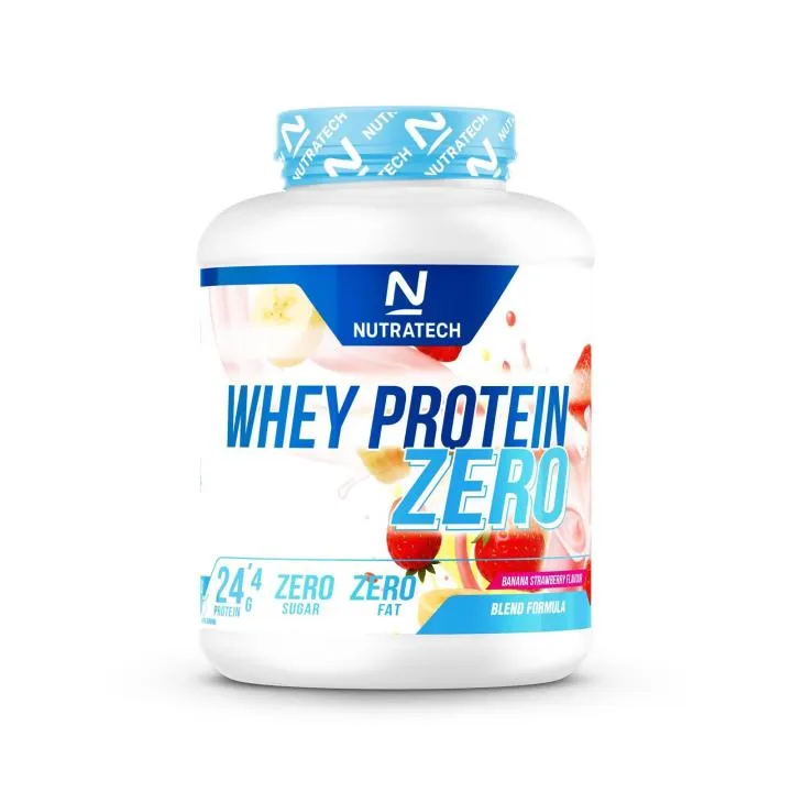 Proteína Whey Nutratech Zero (2kg) - Sin Azúcar y Baja en Grasa