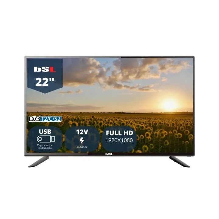 Televisor BSL-22112V 22" FHD DLED 12V para Camping/Coche