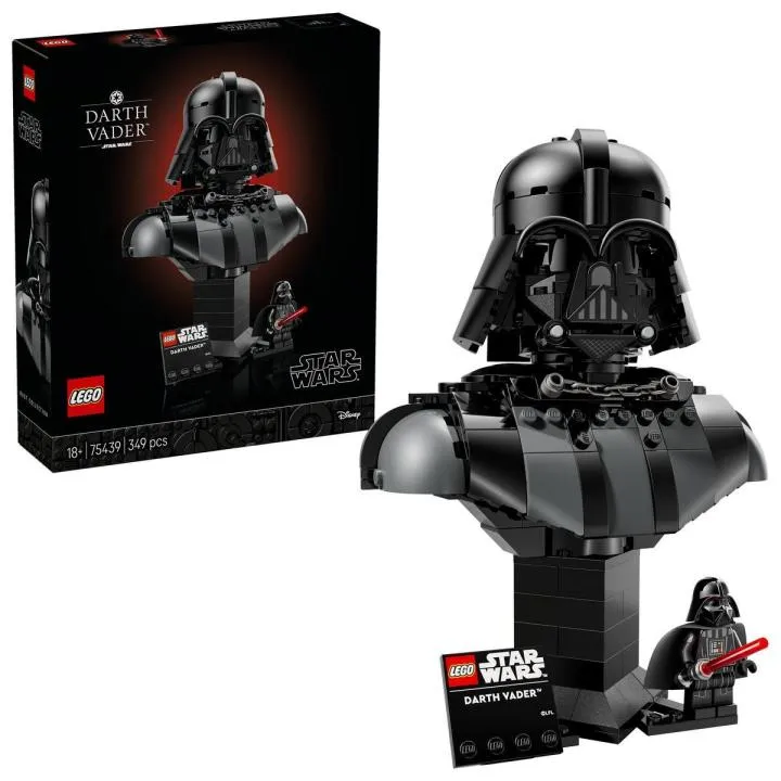 LEGO Star Wars 75439 Busto de Darth Vader con Minifigura y Espada Láser