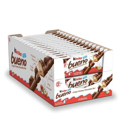 30 paquetes de Kinder Bueno Chocolate con leche
