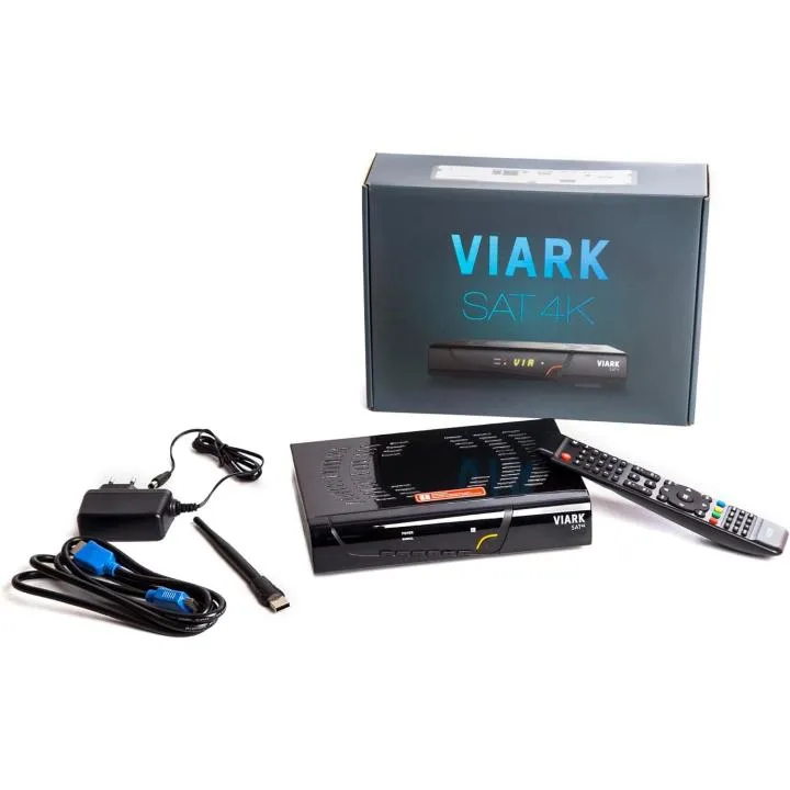 Viark Sat 4K - Receptor Satélite Digital UHD DVB-S2X Multistream H.265