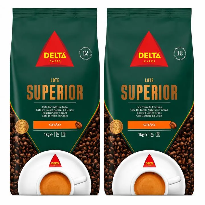 Café Delta Lote Superior 2 kg - Granos Arábica y Robusta Tostado Medio