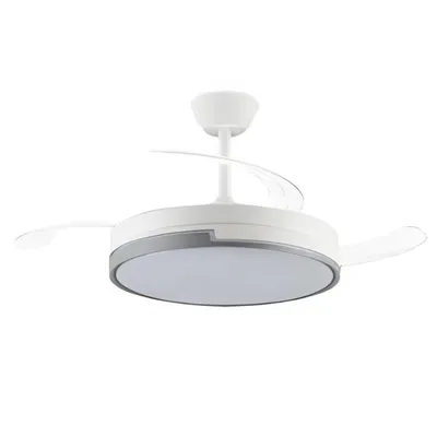 Akunadecor - Ventilador de techo con motor DC modelo Plumax