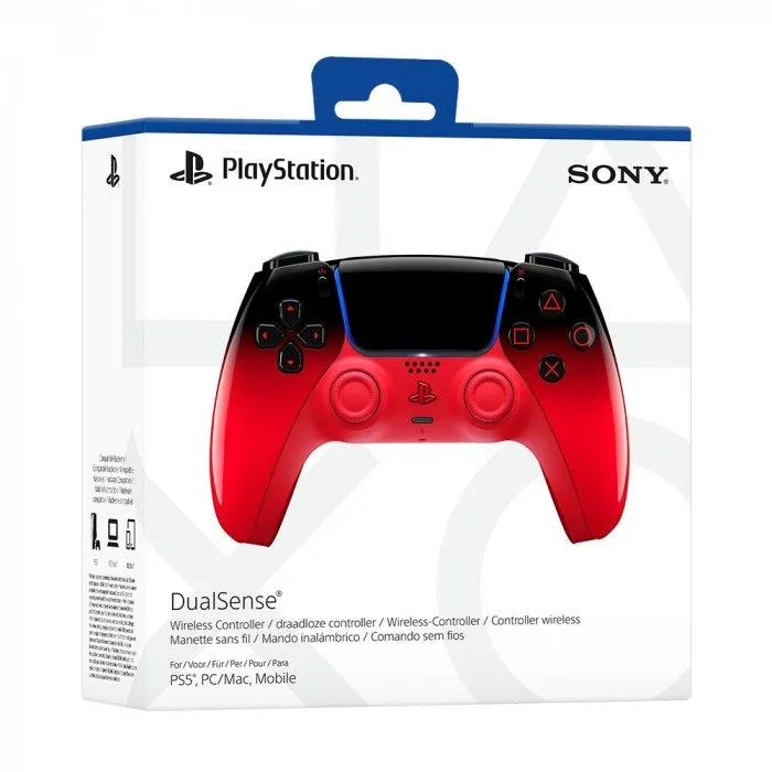 Mando DualSense TECHNO RED - HYPERPOP Collection para PS5/PC/MAC/Móvil