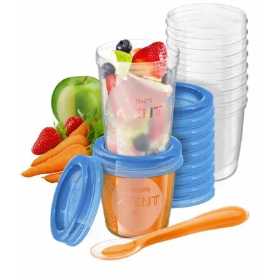 Set Almacenamiento Comida Bebé Philips AVENT