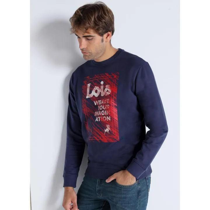 Sudadera gráfica LOIS JEANS con cuello caja