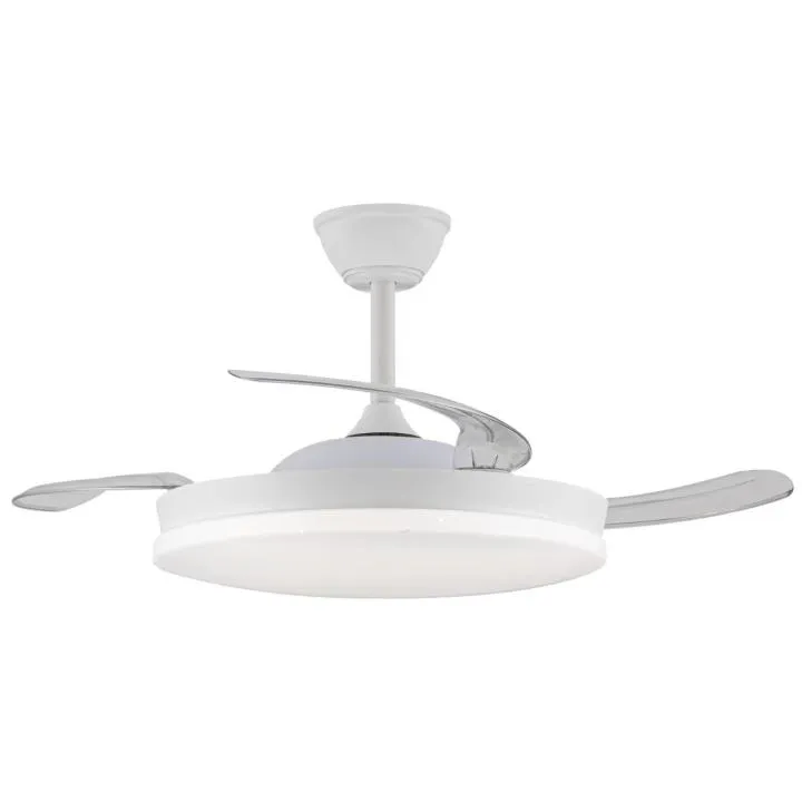 NARVI Ventilador de techo Blanco