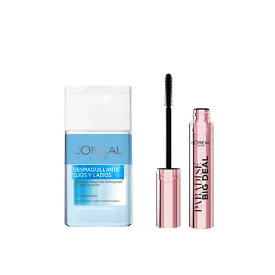 Pack L'Oréal Paris Desmaquillante y Máscara