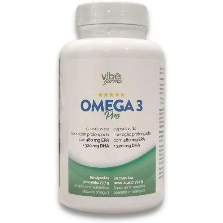 Vibefarma Omega 3 Pro TG4832 1000 mg - Salud Cardiovascular, Cerebral y Visual
