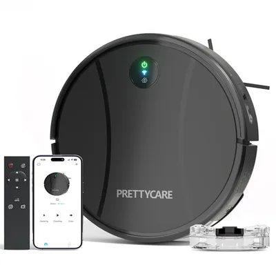 Robot aspirador y fregona PrettyCare C2 3 en 1