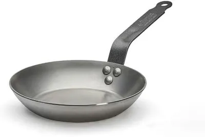 De Buyer Plus Steel Sartén de Acero Carbono Alta Temperatura 20cm