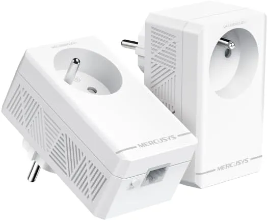MERCUSYS MP500P Kit Powerline AV1000 Gigabit con Toma Passthrough