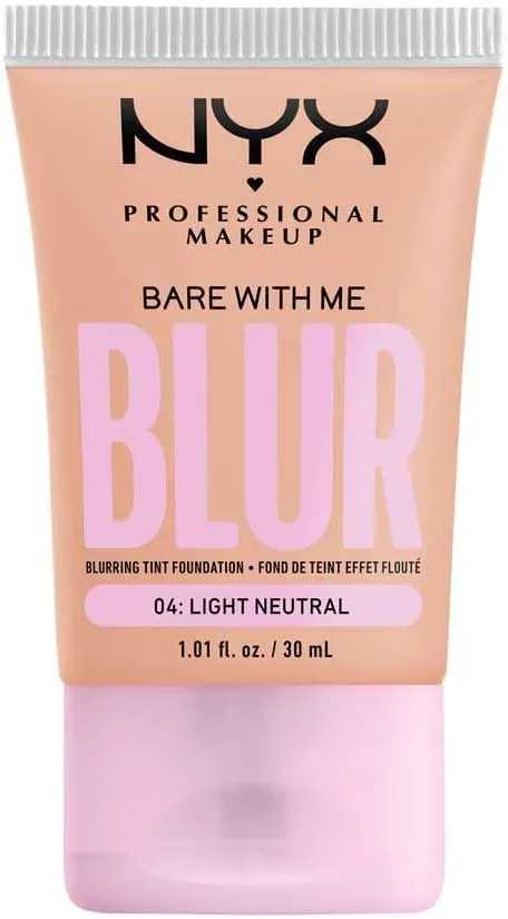 NYX Professional Makeup Bare - Base de Maquillaje Difuminadora, Cobertura Media Modulable