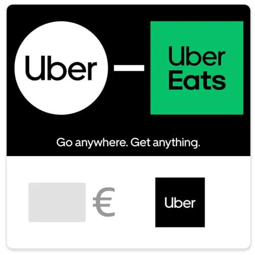 Tarjeta Regalo Uber por Email - Envío Instantáneo