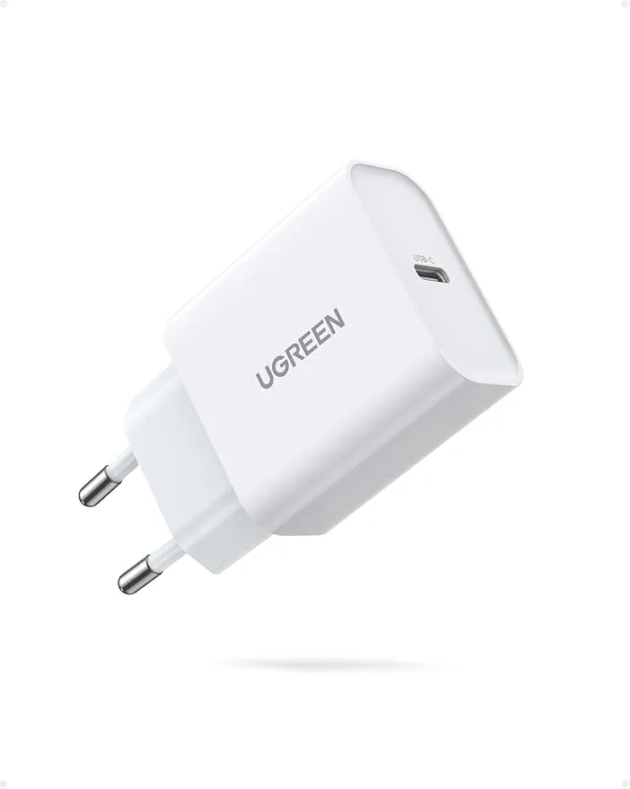 Cargador USB-C UGREEN Zapix 20W para iPhone, Galaxy y Pixel