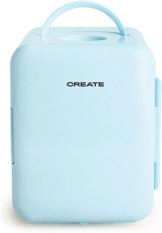 Mini Frigorífico Portátil 4L con Función Frío/Calor - Diseño Retro