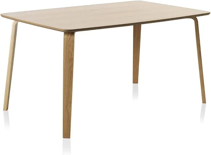 Mesa de Comedor Alexandra House Roble Natural - Diseño Elegante y Compacto