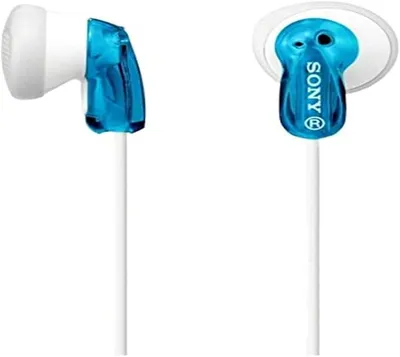 Sony Mdre9Lpl - Auriculares de Botón, Blanco y Azul, 5