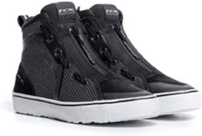 TCX - IKASU Lady Air, Zapatos de Moto Verano, Mujer, Negro/Gris/Blanco, 35