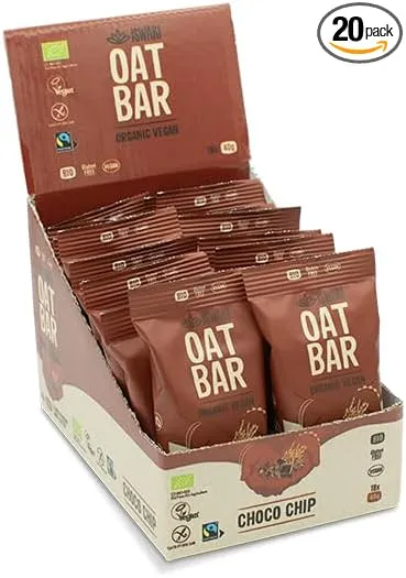 Pack Iswari 20 Barritas de Avena con Chocolate de Comercio Justo