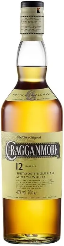 Cragganmore 12 años, Whishy puro de malta, 700 ml