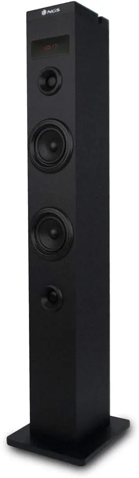 NGS Sky Charm: Torre de Sonido Bluetooth 50W con Mando a Distancia