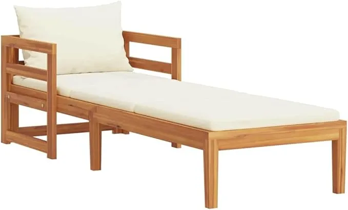 Tumbona Madera Resistente vidaXL