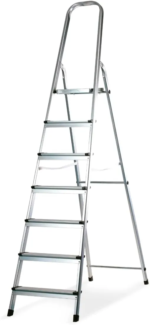 Escalera Plegable de Aluminio Amig 7 Peldaños - Máxima Resistencia y Fácil Almacenamiento
